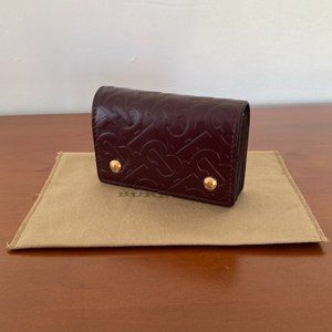 Burberry Monogram leather wallet